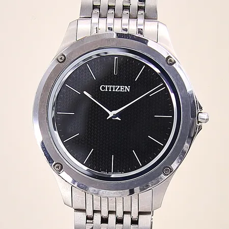 Herrur Citizen One Eco-drive Sapphire, stål, Analog/Eco-drive, ref-nr: AR5000-50E, boett-nr: 8826-T022812, serie-nr: 811000008, safirglas, Ø40mm, stållänk, något repig, inga tillbehör
