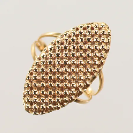 Ring, stl 18¼, bredd 2-25mm, 14K Vikt: 2,9 g