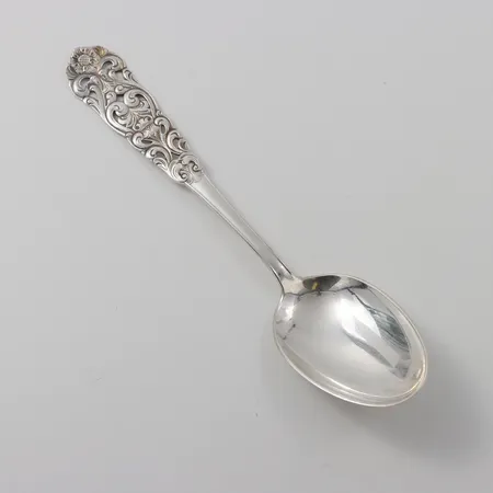 Skedar 12st, Th Marthinsen Norge modell Valdres, längd ca 17,2 cm, silver 830/1000 Vikt: 397,6 g