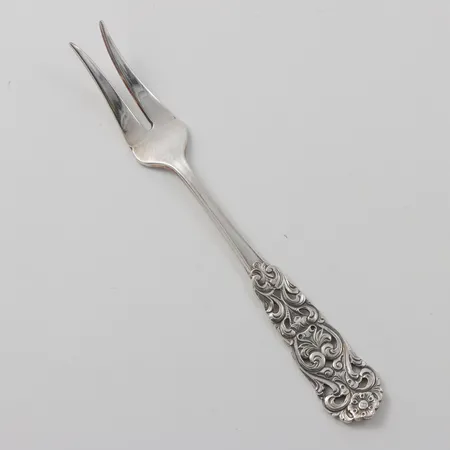 Sillgafflar 6st,  Th Marthinsen Norge modell Valdres, längd ca 10,2 cm, silver 830/1000 Vikt: 57,8 g