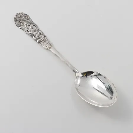 Skedar 6st, Th Marthinsen Norge modell Valdres, längd 19,2 cm, silver 830/1000 Vikt: 262,5 g