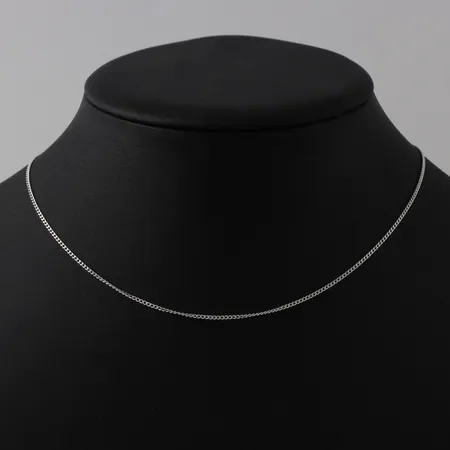 Kedja Pansar, längd 38cm, bredd 1,2mm, silver  Vikt: 1,5 g