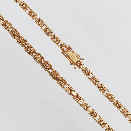 Kedja, Kejsarlänk, Längd 60,5cm, bredd 4,2mm, 18K Vikt: 63,3 g