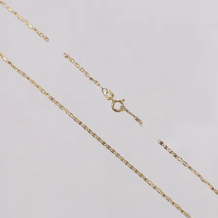 Kedja, Midas, defekt av, 14K  Vikt: 0,7 g