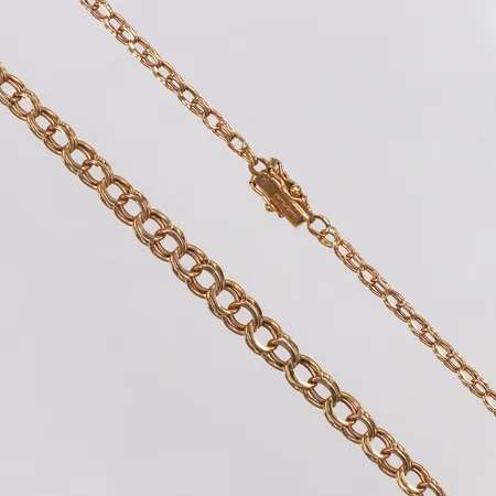 Collier, doserad Bismarck, N S E Guldvaru Aktiebolag år 1999, 51,5cm, bredd 2,8-5,9mm, 18K  Vikt: 12,2 g