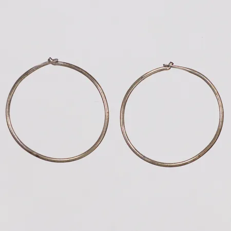 Ett par örhängen, 20mm, silver Vikt: 0,7 g