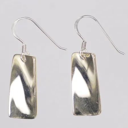 Ett par örhängen, Guldfynd, 32mm, saknar stoppar, 925/1000 silver Vikt: 5,2 g