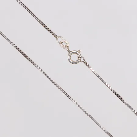 Kedja, Venezia, Italy, 42cm, bredd 1mm, 925/1000 silver Vikt: 2,5 g