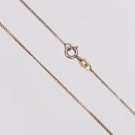 Kedja, Pansar, Guldfynd, 40cm, bredd 1,1mm, 925/1000 silver Vikt: 1,7 g