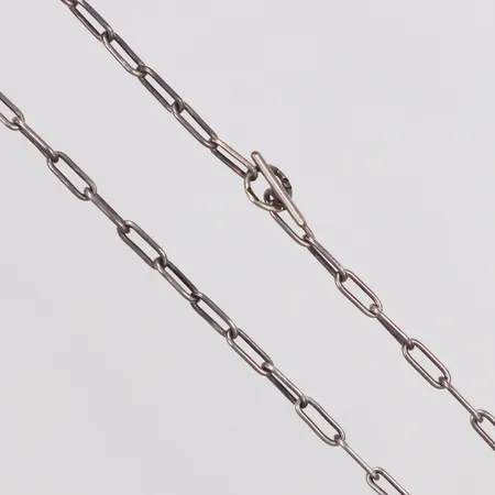 Kedja, 66cm, bredd 2,7mm, år 1946, silver Vikt: 8,2 g