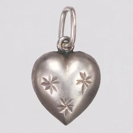 Hänge, hjärta, dekor, 16mm, 925/1000 silver Vikt: 0,5 g