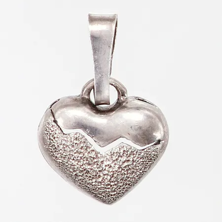 Hänge hjärta, 18mm, silver 925/1000 Vikt: 1,4 g