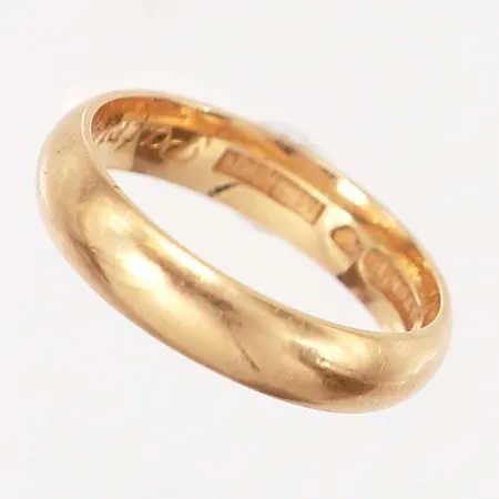 Ring slät, stl 16¼, bredd: 4mm, ALTON, gravyr, 18K Vikt: 4,1 g