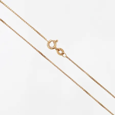Kedja Venezia, 42cm, bredd: 1mm, mindre skevheter, 18K Vikt: 2,6 g