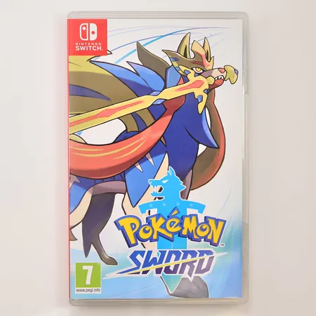 Spel till Nintendo Switch, Pokémon Sword, plastfodral.
