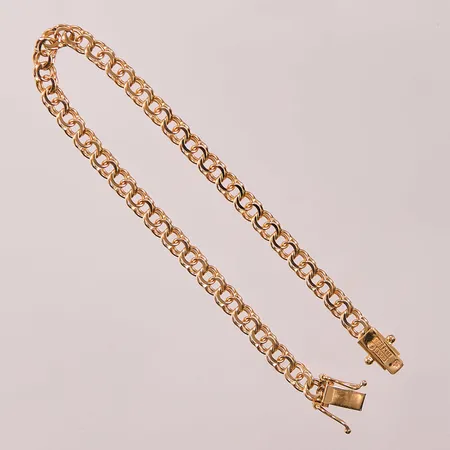 Armband Bismarck, 18,5cm, bredd:4mm, 18K 7,2g.