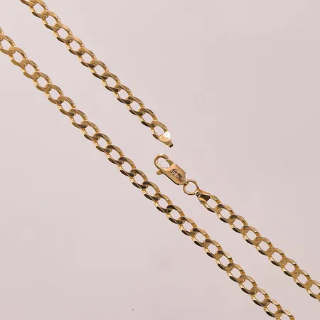 Kedja, 47cm, defekt lås, 18K 14,6g.