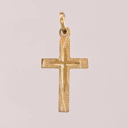 Hänge "kors", 23mm, 18K 1,1g.