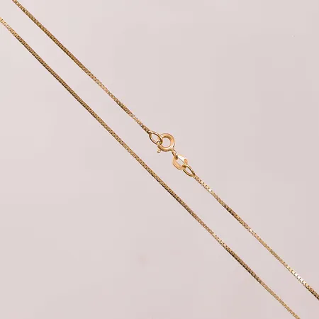 Kedja Venezia, 42cm, bredd:1mm, 18K 3,5g.