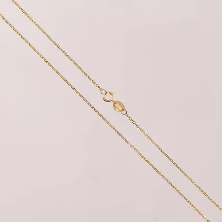 Kedja ankar, 50cm, bredd:1mm, 18K 2,2g.