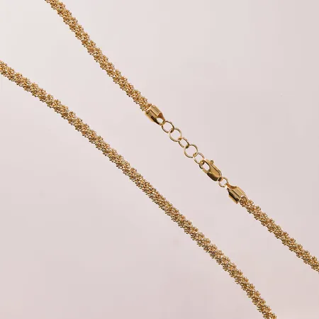 Collier, 43-45cm, bredd:5mm, 18K 22,3g.
