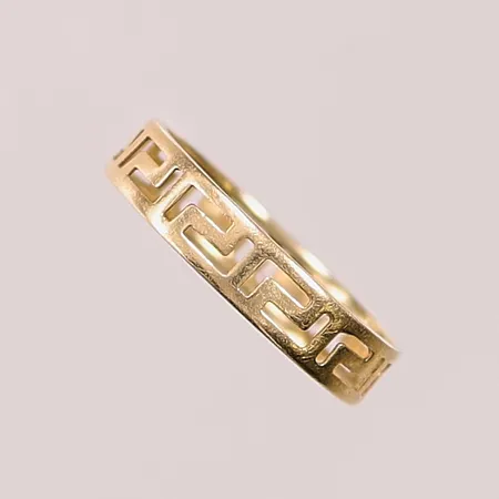 Ring, Ø15½, bredd:3mm, 14K 0,8g.