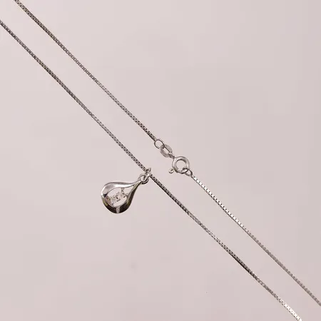 Kedja med hänge, 60cm, 925/1000 Silver 5,0g.