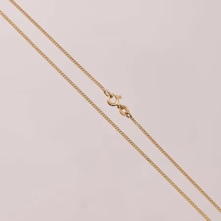 Kedja pansar, 58cm, bredd:1mm, 18K 4,5g.
