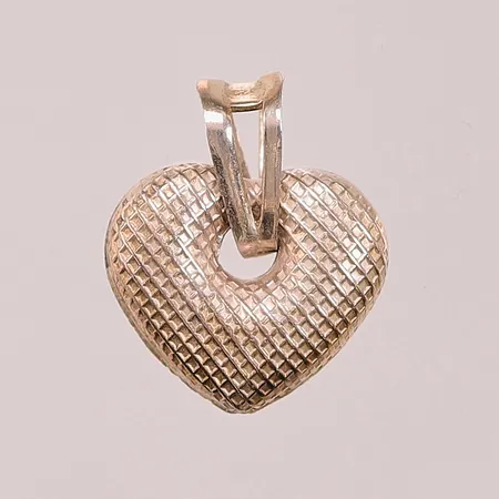 Hänge "hjärta", 14mm, 925/1000 Silver 1,7g.