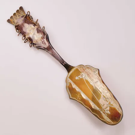 Tårtspade, Lappmodell, 21cm, gravyr, 830/1000 Silver 66,9g.