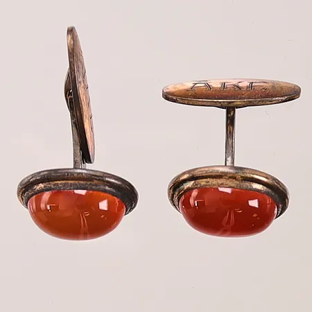 Ett par manschettknappar, 16mm, 830/1000 Silver 12,6g.