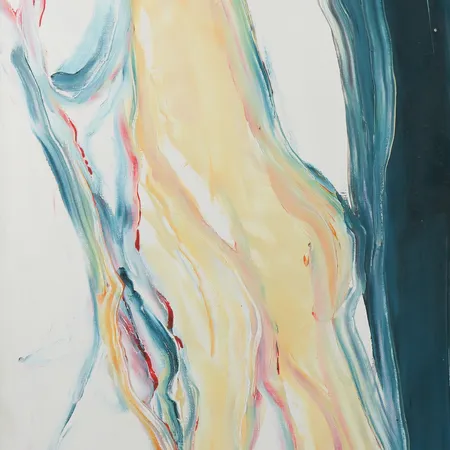 Bengt Olson "Komposition", signerad och daterad Paris 17/3 -86, olja på duk, 41x33 cm. Skickas med postpaket.