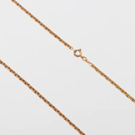 Collier, längd ca 40 cm, bredd 2 mm, 18k. Vikt: 10,1 g