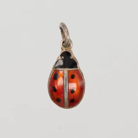 Hänge, nyckelpiga, 925/1000, silver Vikt: 0,9 g