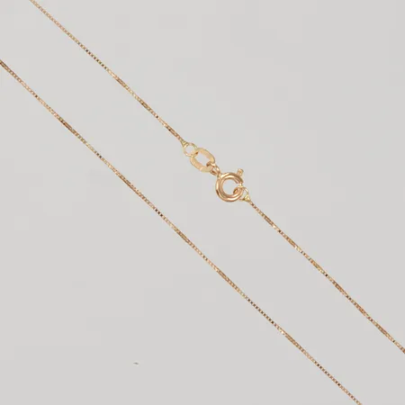 Kedja, Venezia, 38cm, GHA, 18K Vikt: 1,2 g