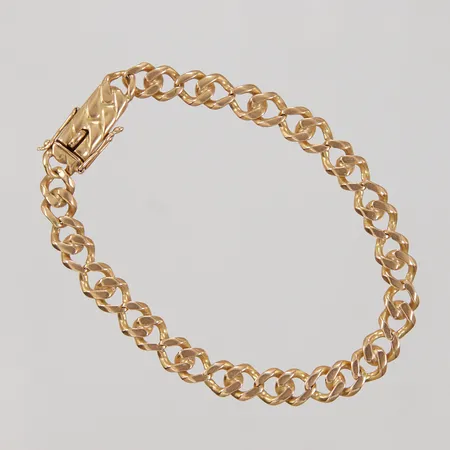 Armband 18cm, bredd 17mm, slitage, 18K Vikt: 13,8 g