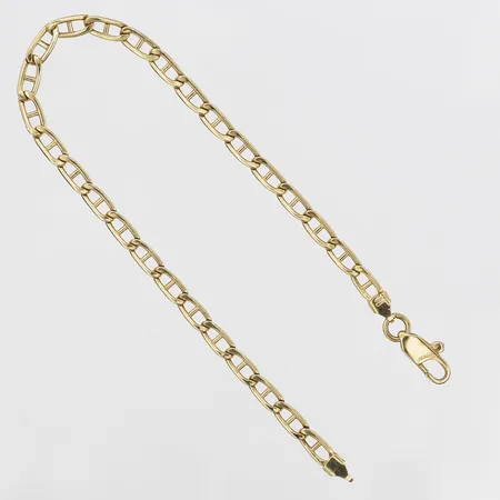 Armband, längd: 20 cm, bredd: 4 mm, 18K guld. Vikt: 4,1 g