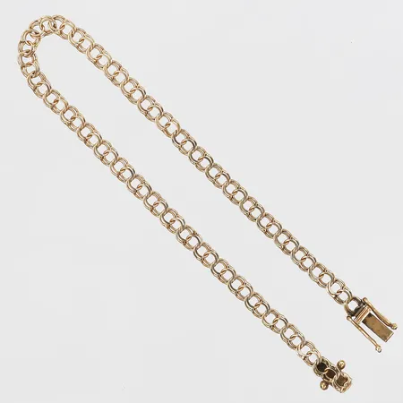 Armband, Bismarck, bredd: 18,5 cm, bredd: 4 mm, 18K guld. Vikt: 4,1 g