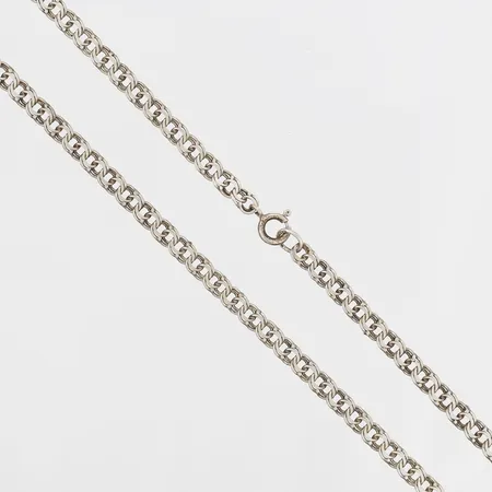 Collier, Bismarck, längd 43cm, bredd 6mm, silver Vikt: 10,7 g