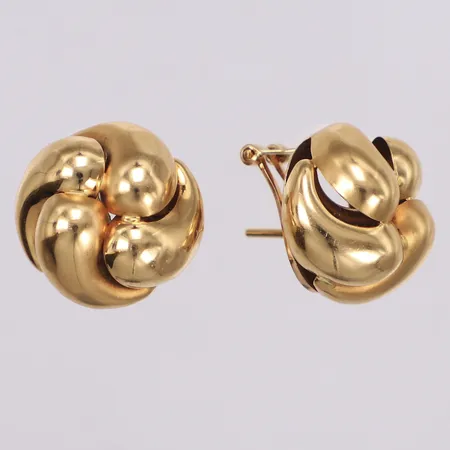 Ett par örhängen, Ø18,6mm, bucklor, 18K Vikt: 6,6 g