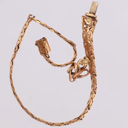 Armband, defekt, 1 Länkbit, 18K  Vikt: 14,7 g