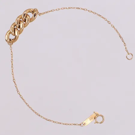 Armband, längd 17cm, bredd 6,7mm, 18K Vikt: 1,5 g