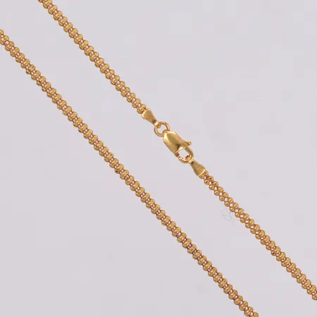 Collier, längd 46cm, bredd 1,8mm, 21K Vikt: 6,5 g