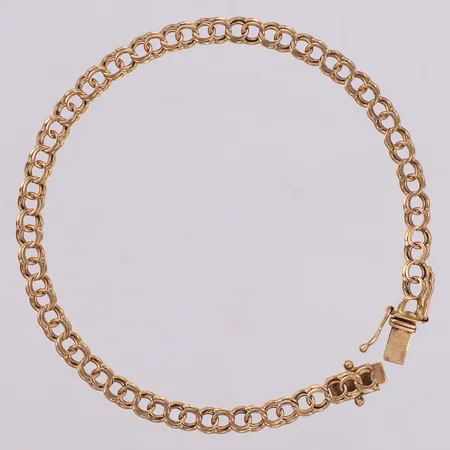 Armband Bismarck, längd 20cm, bredd 5mm, 18K Vikt: 6,6 g