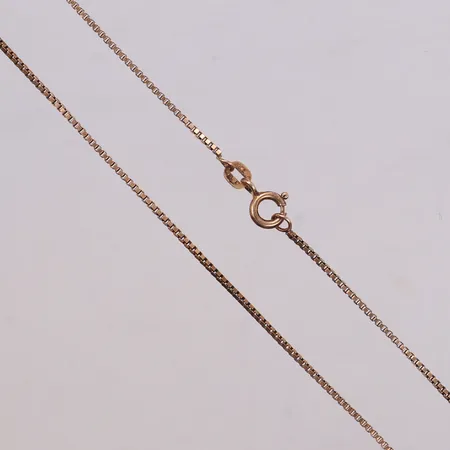 Kedja Venezia, längd 45,5cm, bredd 1,5mm, förgyllt silver 925/1000 silver Vikt: 2,9 g