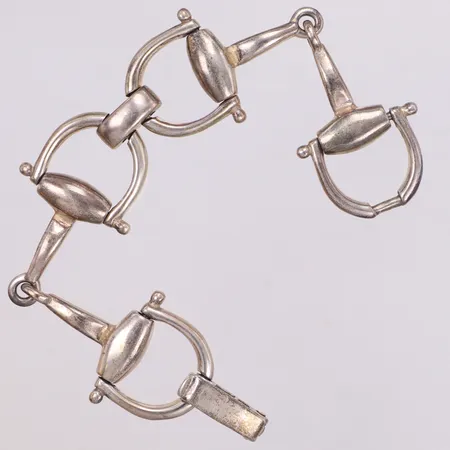 Armband, längd 20cm, bredd 28mm, 800/1000 silver Vikt: 72,5 g