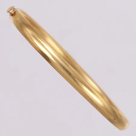Stelt armband, Ø60mm, bredd 4,9mm, bucklig, 18K Vikt: 8,4 g
