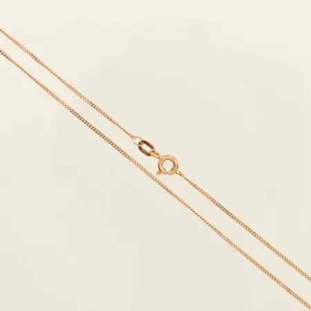 Kedja Pansar, längd 40cm, bredd 0,9mm, 18K Vikt: 1,6 g