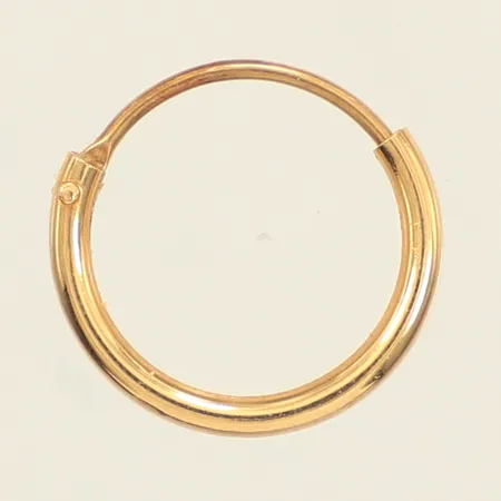 Udda örhänge, Ø13,3mm, bredd 1,4mm, 18K  Vikt: 0,4 g