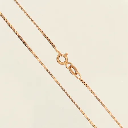Kedja Venezia, längd 36cm, bredd 0,9mm, 18K  Vikt: 2,7 g